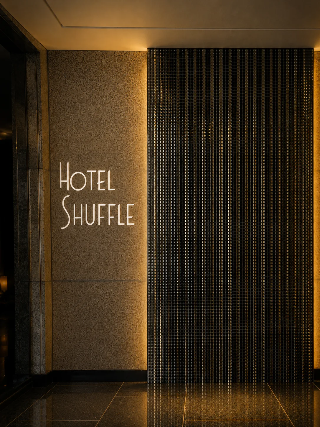 池袋のプライベートホテル HOTEL SHUFFLEのエントランス